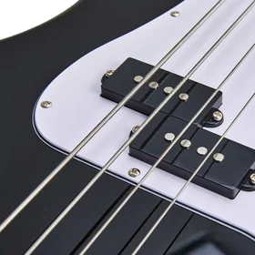 Artist APG Black Bass Guitar w/ Accessories & 30 Watt Amp thumbnail