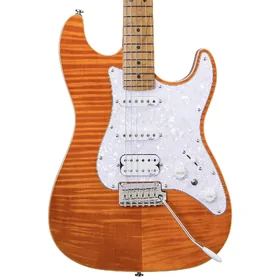 Artist AS30 Natural Flame Electric Guitar w/ HSS Pickups thumbnail