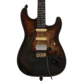 Artist AS78 Bound Burl Electric Guitar & Tweed Case thumbnail