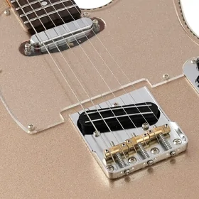 Artist AT57 Champagne Sparkle Electric Guitar & Tweed Case thumbnail