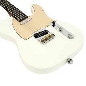 Artist AT53 White Electric Guitar & Black Case thumbnail