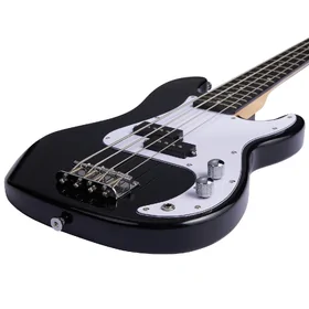 Artist APG34 Black 3/4 Size Bass Guitar w/ Accessories & 15 Watt Amp thumbnail