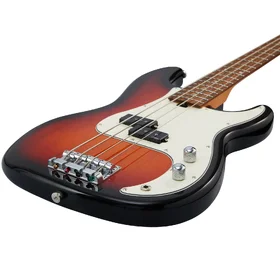 Customer Returned Artist APBDLX Deluxe Sunburst Bass Guitar & Padded Bag thumbnail