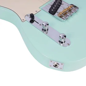Artist AT53 Left Handed Vintage Green Electric Guitar w/ Hot Single Coil Pickups thumbnail