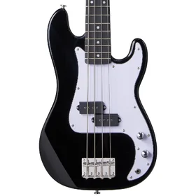 Artist APG34 Black 3/4 Size Bass Guitar w/ Accessories & 15 Watt Amp thumbnail