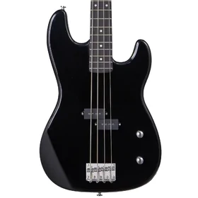 Artist APB Black Bass Guitar w/ Accessories & 15 Watt Amp thumbnail