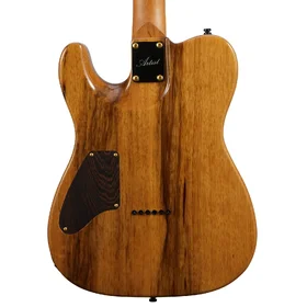 Customer Returned Artist AT Limba Semi-Hollow Natural Electric Guitar w/ Humbucker Pickups & Padded Bag thumbnail