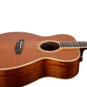 Customer Returned Artist OMC600SN Handbuilt Solid Wood Acoustic Electric Guitar & Hard Case thumbnail