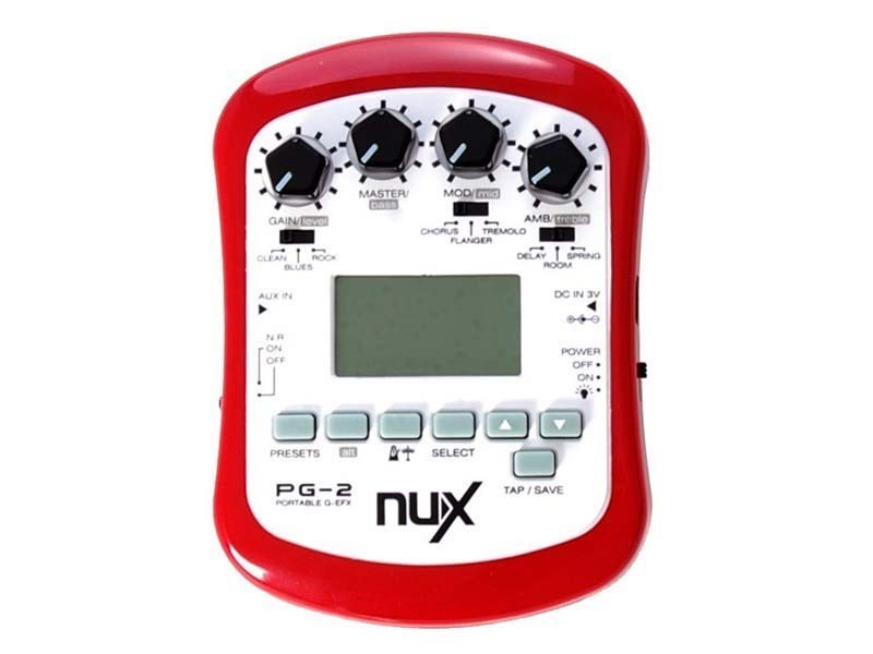 NuX PG2 Portable Guitar Effects Unit Nux
