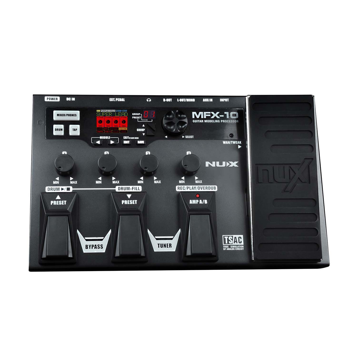 NuX MFX10 MultiEffects Processor NUX