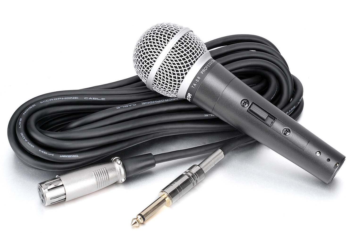 Takstar TA58 Dynamic Cardioid Live Vocal Mic with Switch