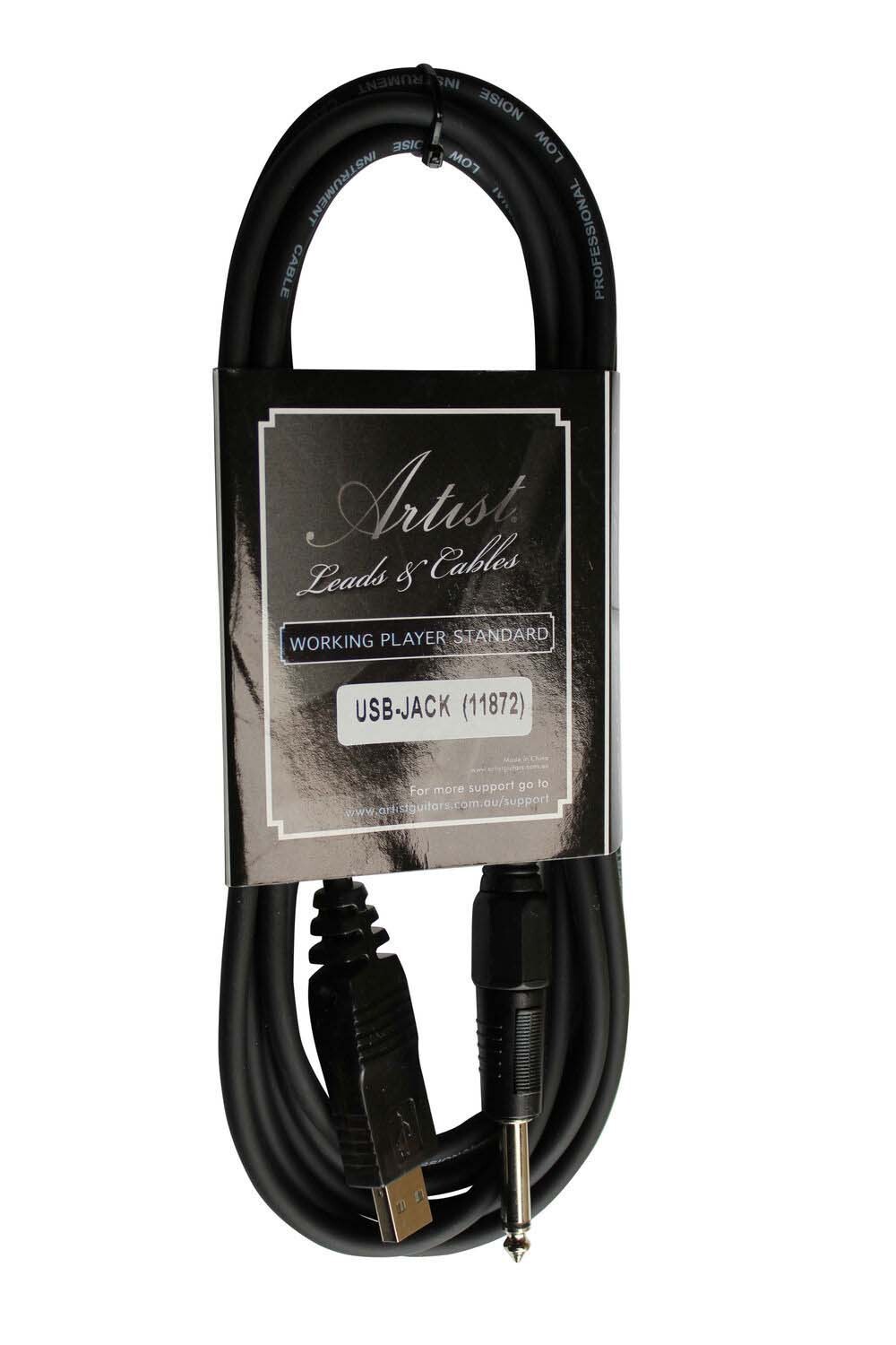 Artist USBJ 10ft (3m) Audio Interface Cable/Lead USB to Jack