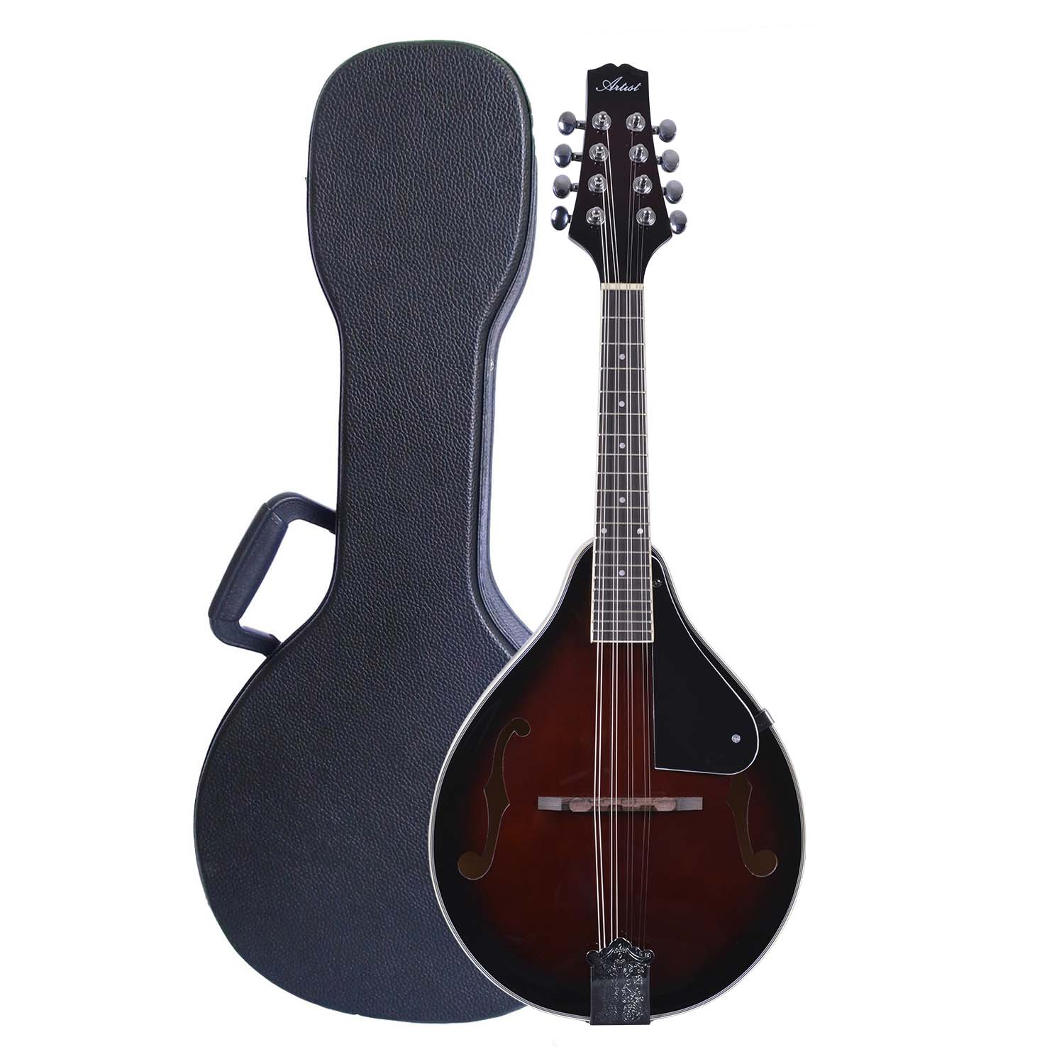 Artist MD100+C Mandolin with Hard Case Red Sunburst New