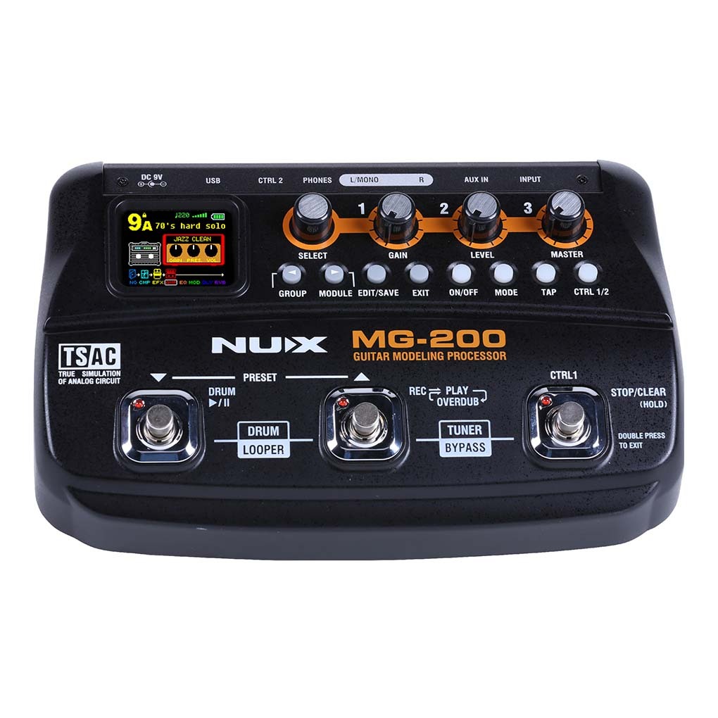 NuX MG200 Guitar Modelling Effects Processor Pedal Nux