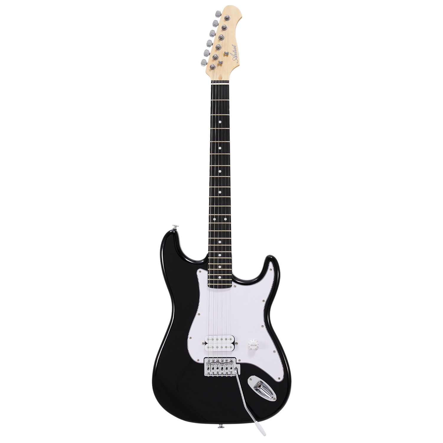 Artist EB2 Budget Full Sized ST Style Electric Guitar - Black

