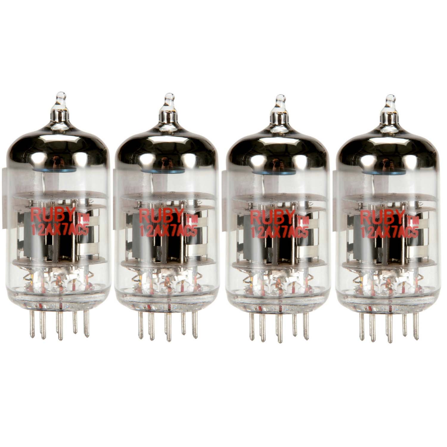 Ruby 12AX7 Preamp Vacuum Tube 4 Pack Ruby Tubes