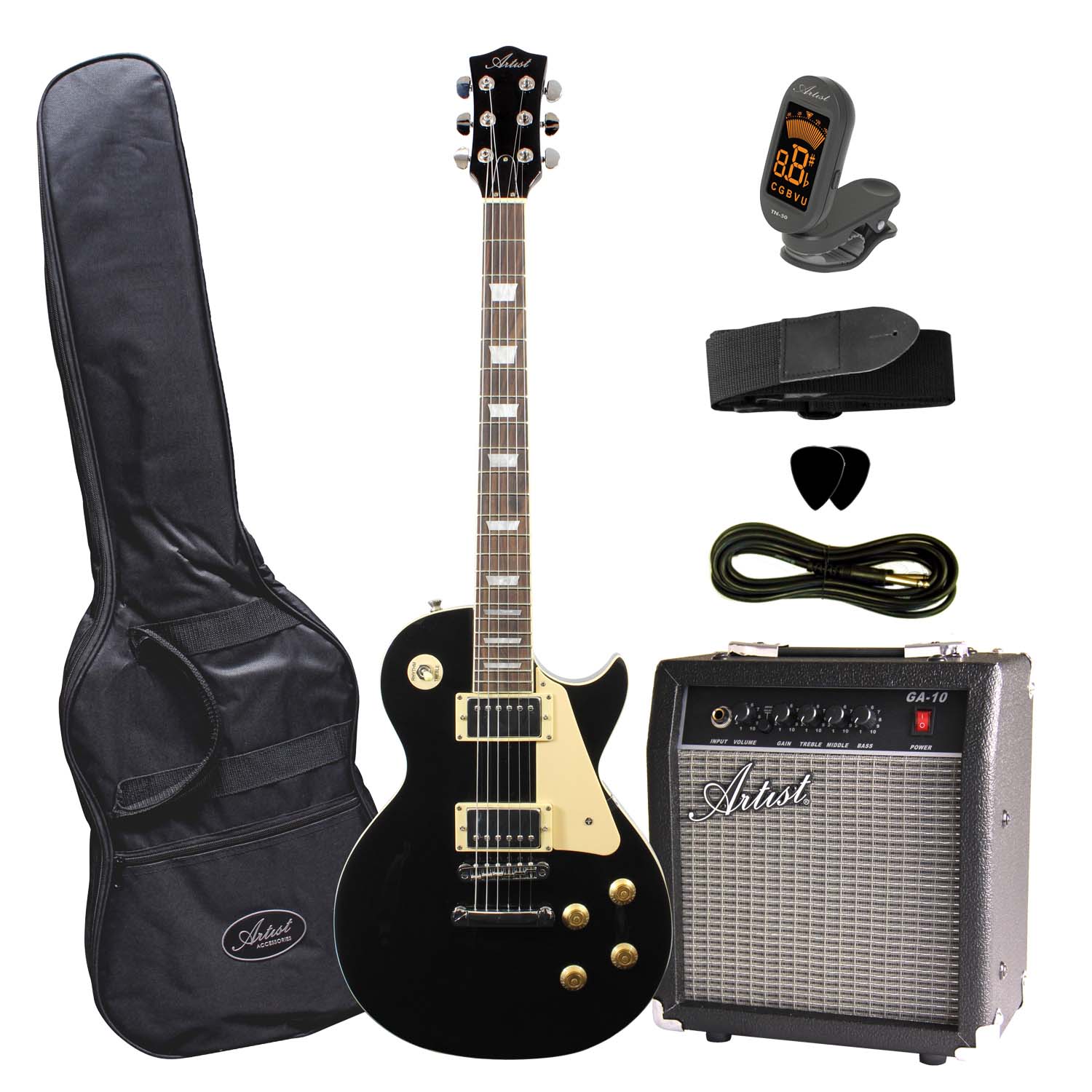 Artist LP60PK Electric Guitar Range Plus Amp