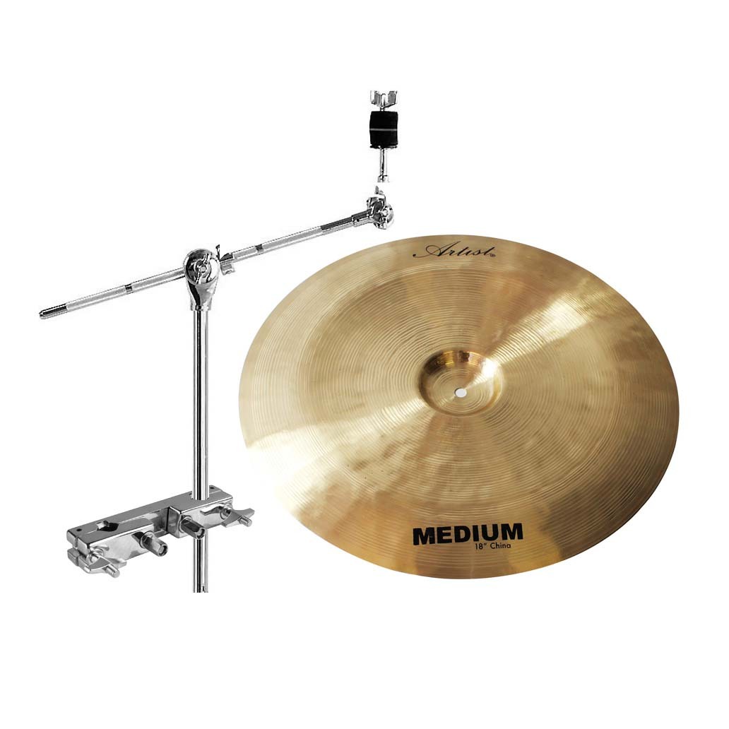 Artist MCH18PK China Cymbal + Stand AddOn Pack
