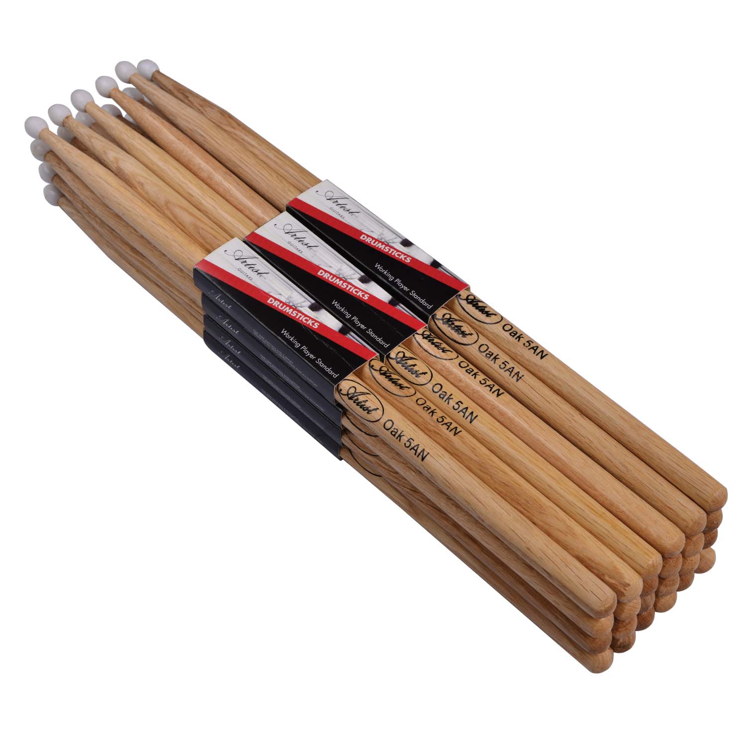 Artist DSO5AN Oak Drumsticks with Nylon Tips 12 Pairs