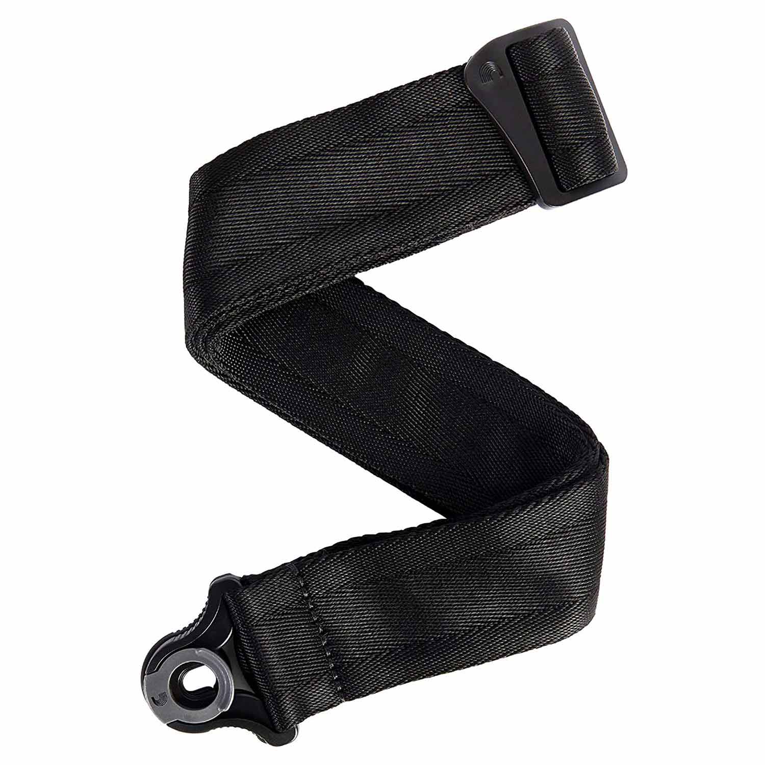 D’Addario 50BAL00 Auto Lock Guitar Strap Black D'Addario