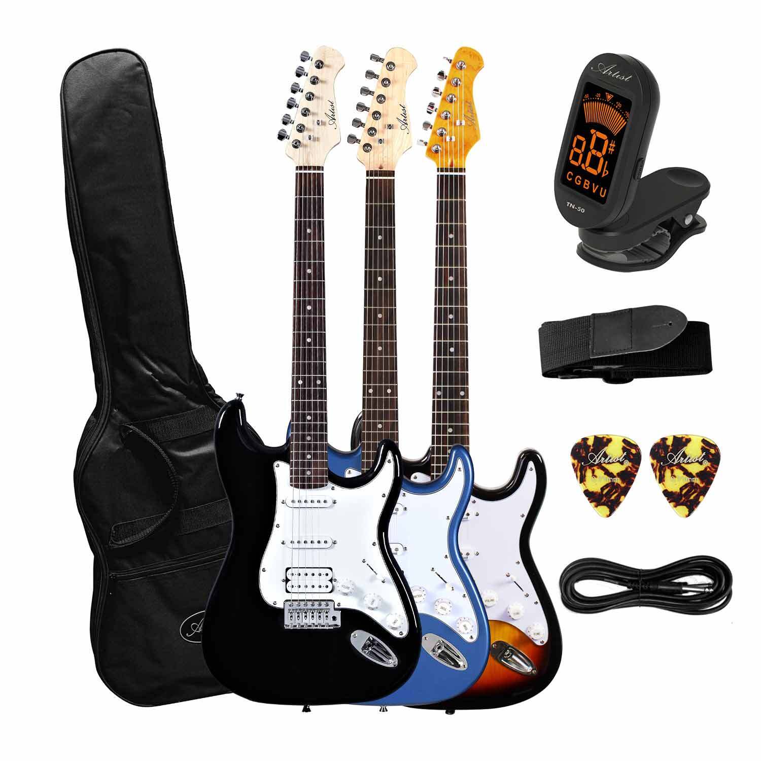 Artist AS1 Electric Guitar w HSS Pickups AccessoriesSTH PARENT