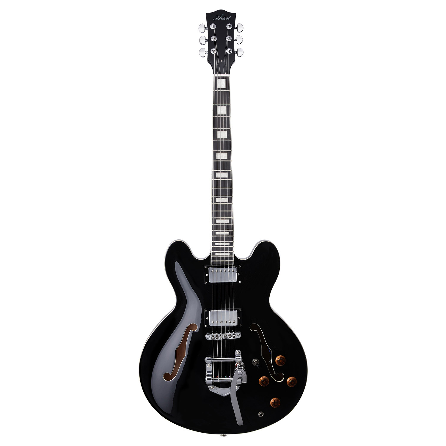 Artist BLACK58TRM Semi Hollow Electric GuitarBLACK58TRM