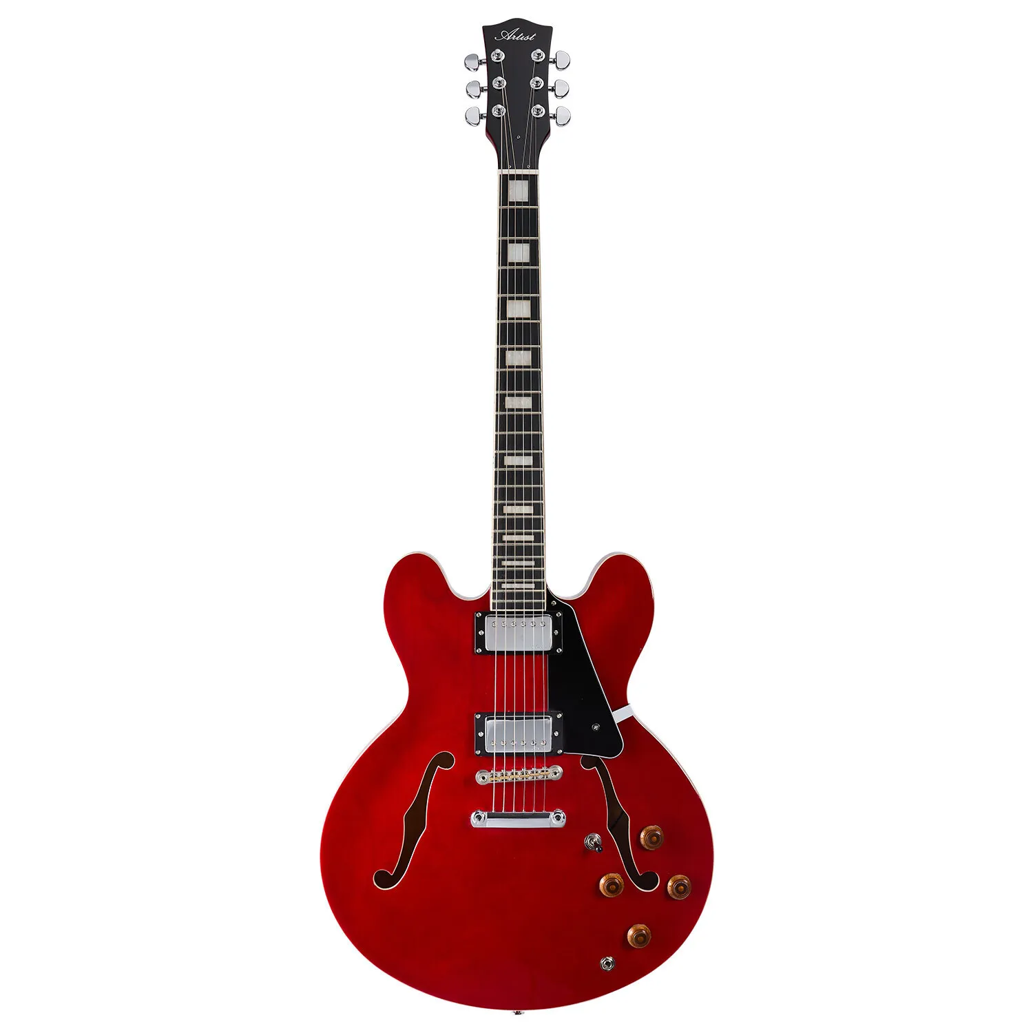 Artist Cherry58DLX Semi-Hollow Electric Guitar w/ Bullbucker