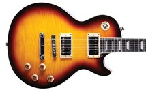 LP Style guitar with a Humbucker in the neck and bridge positions