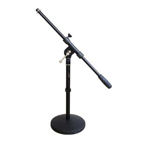 Artist MS023 Small Black Boom Mic Stand with Round Base