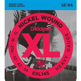 D'Addario EXL145 12-54 Electric Guitar Strings Heavy