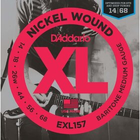 D'Addario EXL157 14-68 Electric Baritone Guitar Strings Med 