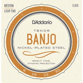 D'Addario EJ63 Tenor Banjo Strings Nickel Wound 4 String 