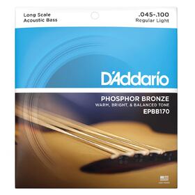 D'Addario EPBB170  Prosteel Acoustic Bass Strings 45-100 
