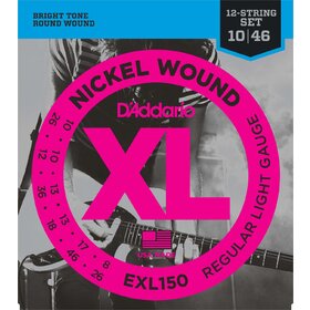 D'Addario EXL150 10-46 12-String Electric Guitar Strings 