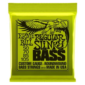 Ernie Ball 2832 Bass Guitar Strings Regular Slinky 50-105