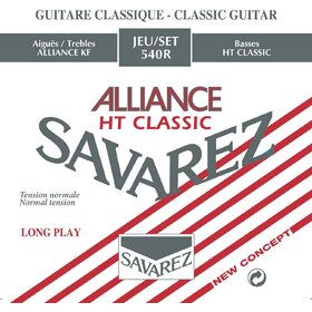 Savarez 540R Classical Guitar Strings Nylon Alliance Classic HT