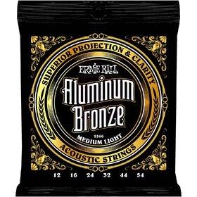 Ernie Ball 2566 12-54 Aluminum Bronze Acoustic Guitar Strings Medium