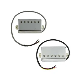 Artist BullBucker Guitar Humbucker Pickup Set - Chrome Covered