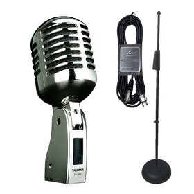 Takstar TA55DPK - Vintage Dynamic Vocal Microphone + Stand and Cable