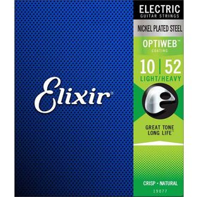 Elixir 19077 10-52 Optiweb Electric Guitar Strings 