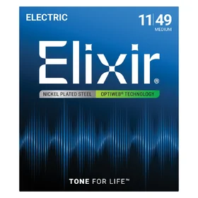 Elixir 19102 11-49 Optiweb Electric Guitar Strings