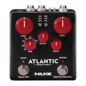 NUX NDR5 Atlantic Delay & Reverb Guitar Effects Pedal