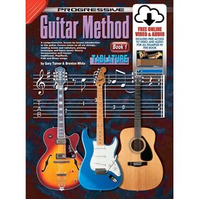 Progressive Guitar Method 1 Tablature Book with Online Audio and Video