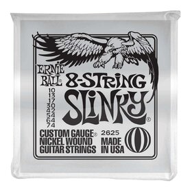 Ernie Ball 2625 10-74 Slinky 8 String Nickel Electric Guitar Strings 
