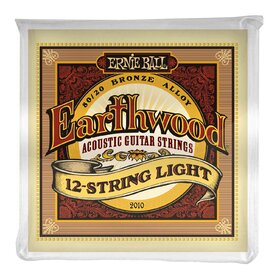 Ernie Ball 2010 9-46 Earthwood 80/20 Bronze 12 String Guitar Strings