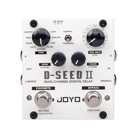 Joyo D-Seed II Dual Channel Digital Delay Guitar Effect Pedal