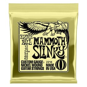 Ernie Ball 2214 12-62 Mammoth Slinky Electric Guitar Strings 