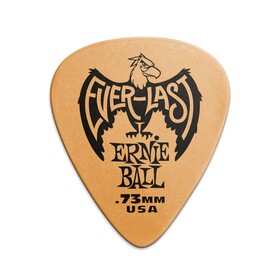 Ernie Ball 9190 Orange Everlast Delrin Picks .73mm 12 pack