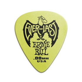 Ernie Ball 9191 Green Everlast Delrin Picks 0.88mm 12 pack