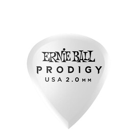 Ernie Ball E9203 White Mini Prodigy Picks 2.0mm 6 Pack